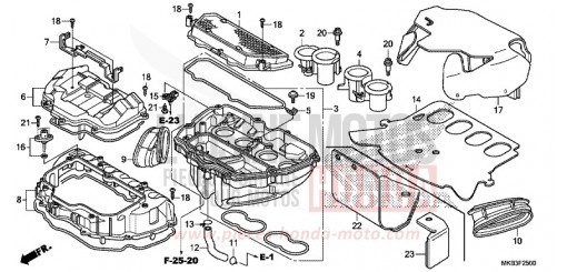 FILTRE A AIR CBR1000SAF de 2015